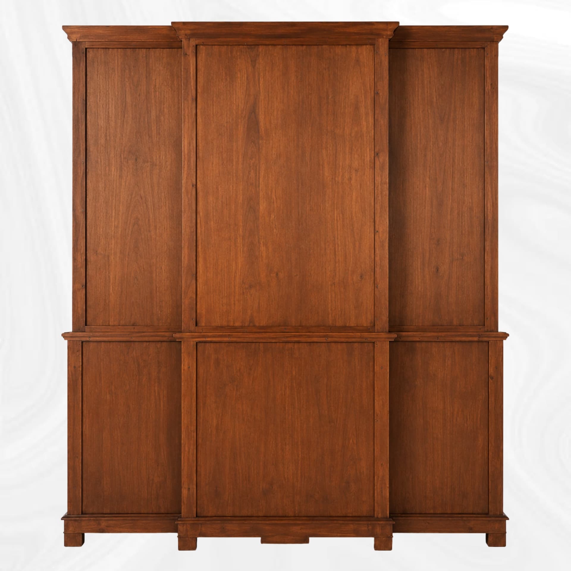 Glazed bookcase, rear view