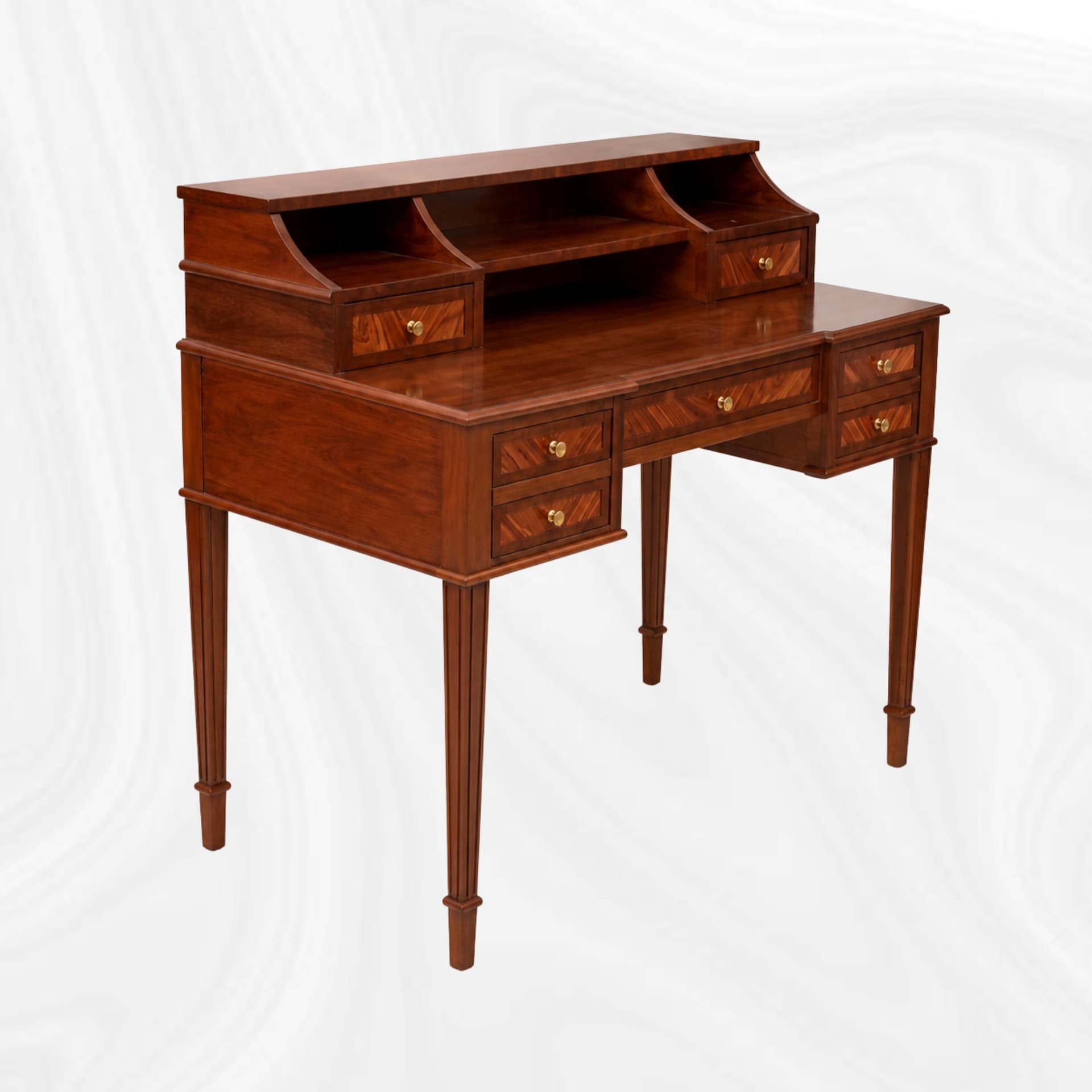 Bureau a gradin, vue de trois quarts alternative