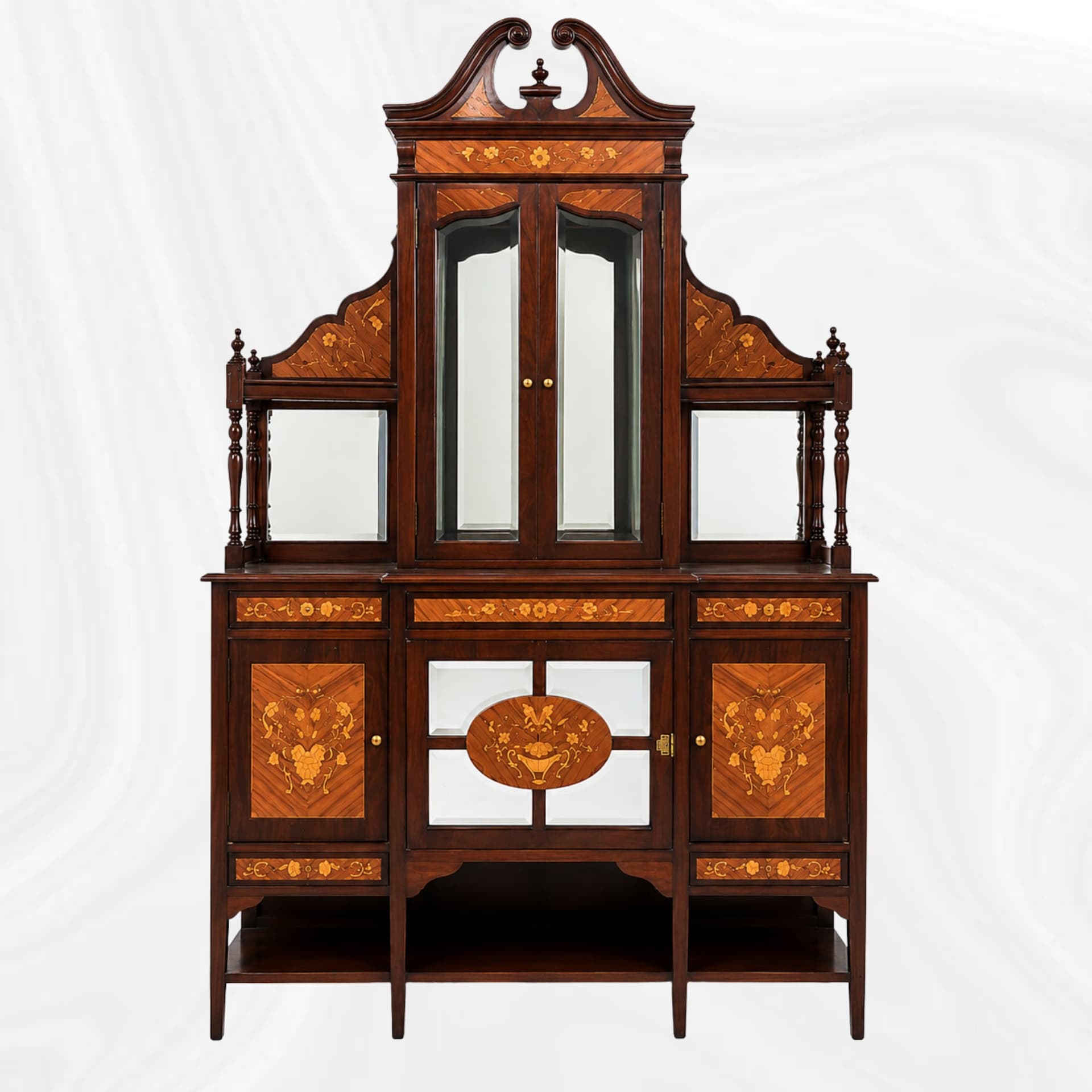 Large display buffet, front view